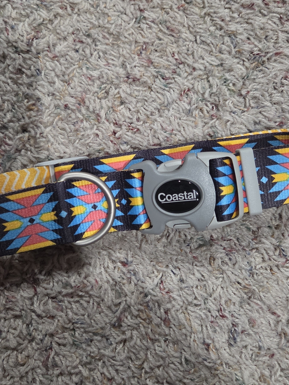 Coastal Patterned Large Dog Collar - Picture 3 of 11